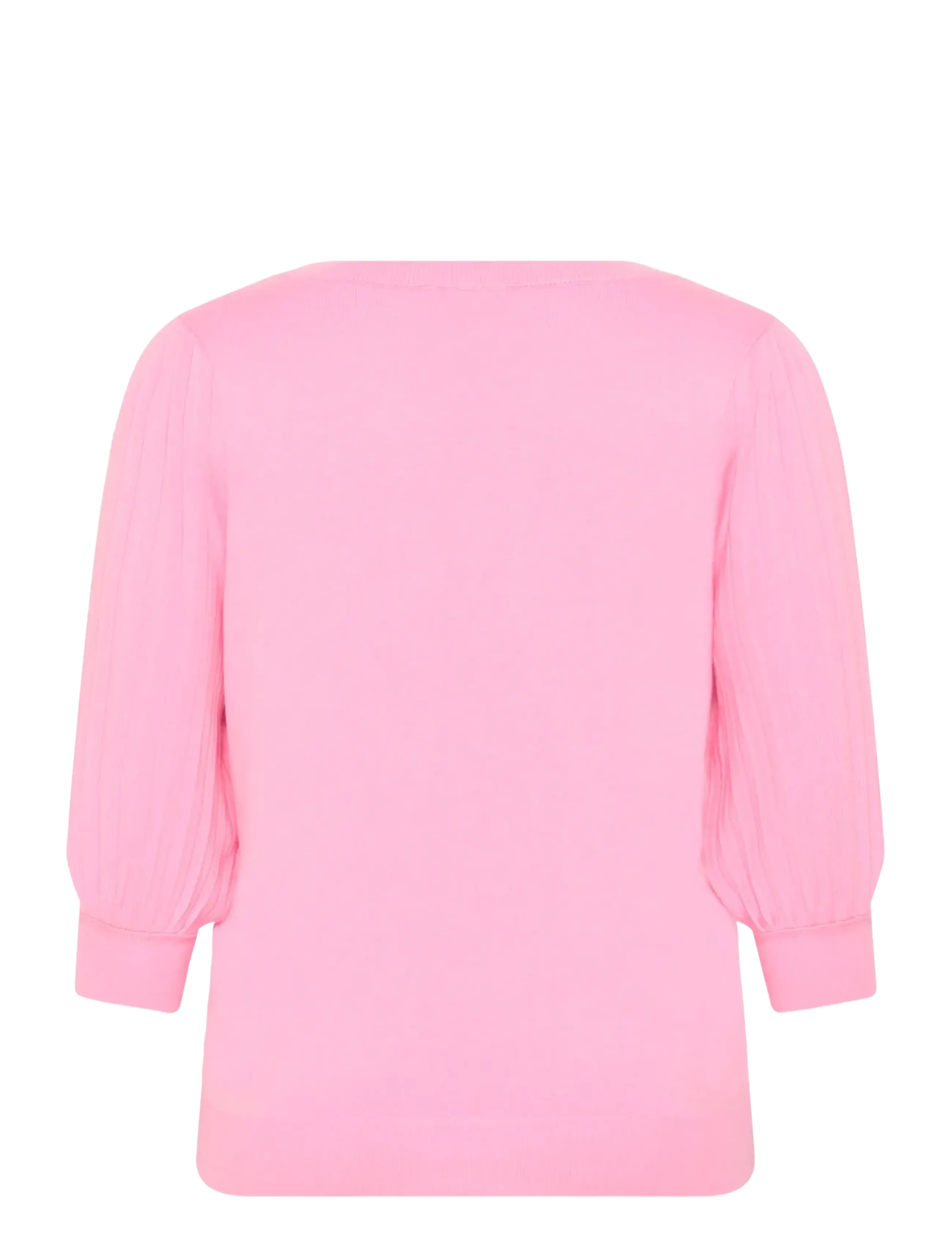 Kaffe Curve - KCloni 3/4 SL Knit Pullover - jumpers - pink frosting - 2
