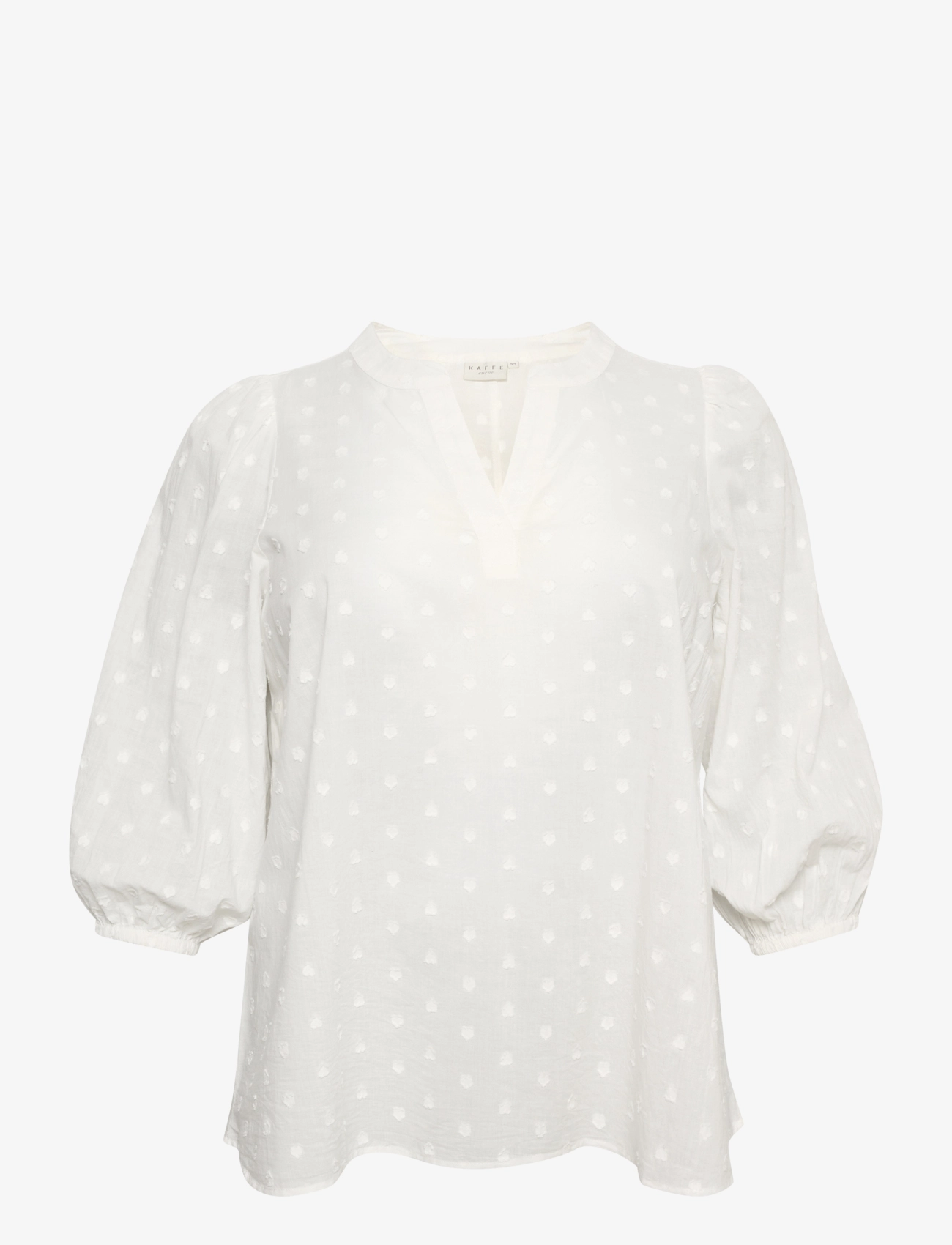 Kaffe Curve KCjolana Blouse - Kollektionen - CHALK / white