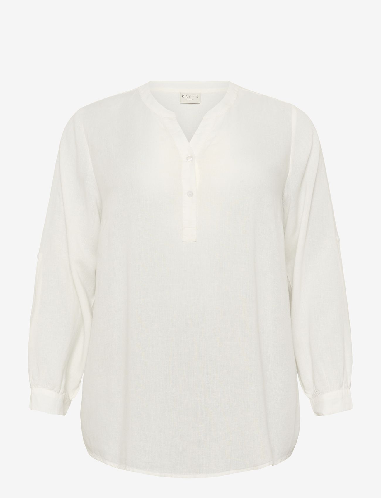 Kaffe Curve - KCmille Blouse - langärmlige blusen - chalk - 1