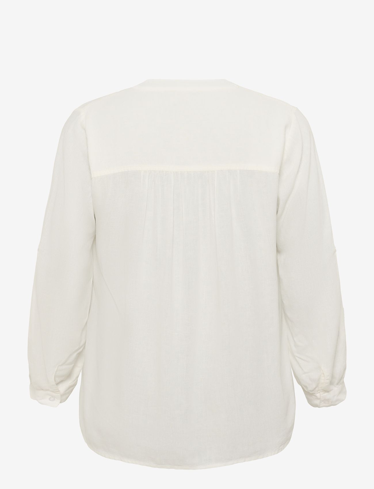 Kaffe Curve - KCmille Blouse - langärmlige blusen - chalk - 2