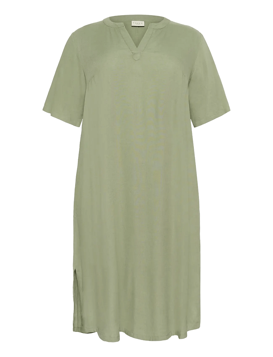 Kaffe Curve - KCmille Kaftan Dress - rannariided - oil green - 1
