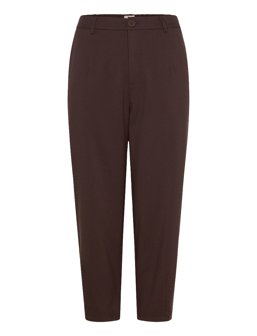 Kaffe Curve - KCmerla Pants - habitbukser - black coffee - 0