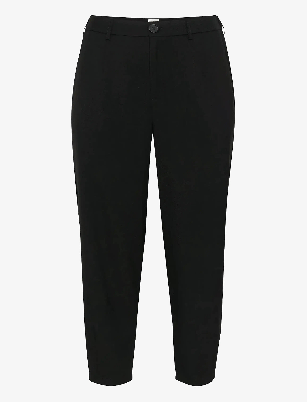 Kaffe Curve - KCmerla Pants - tailored trousers - black deep - 1