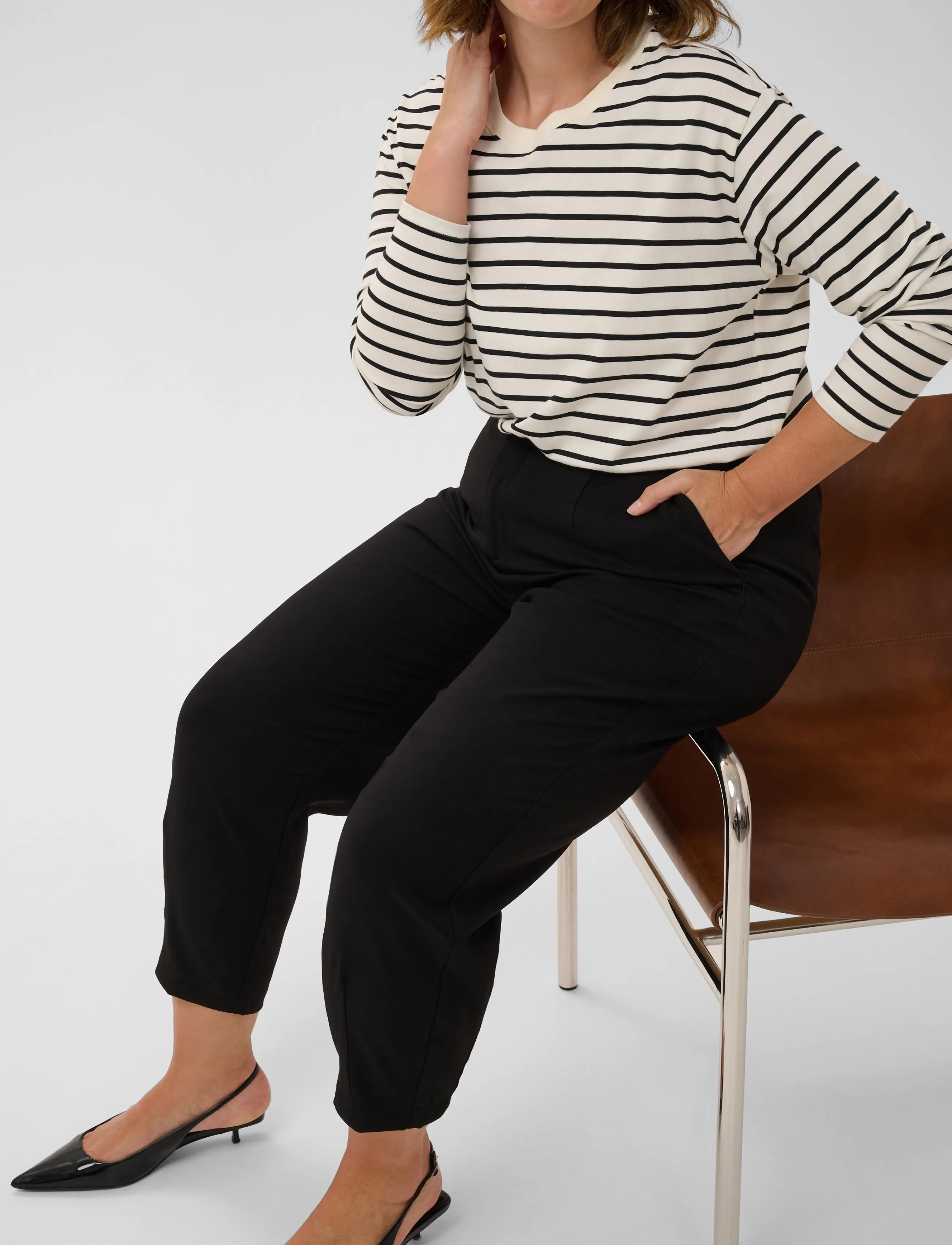 KAFFE CURVE Kcmerla Pants kostymbyxor dam – bild 5