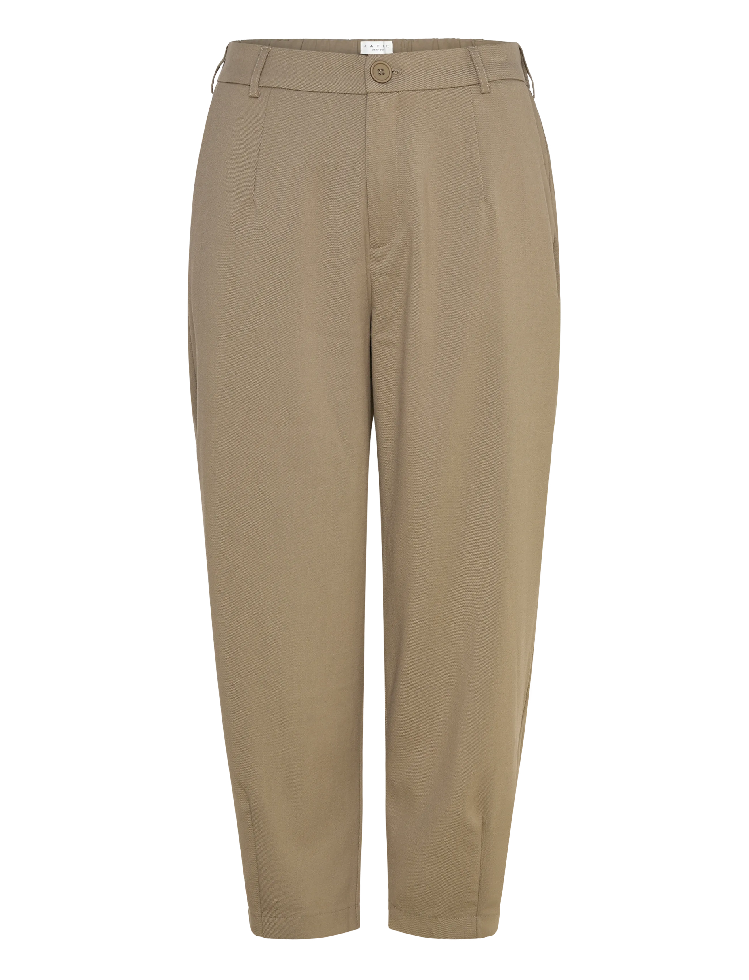 Kaffe Curve KCmerla Pants - Transitional Layering - DUSKY GREEN / beige