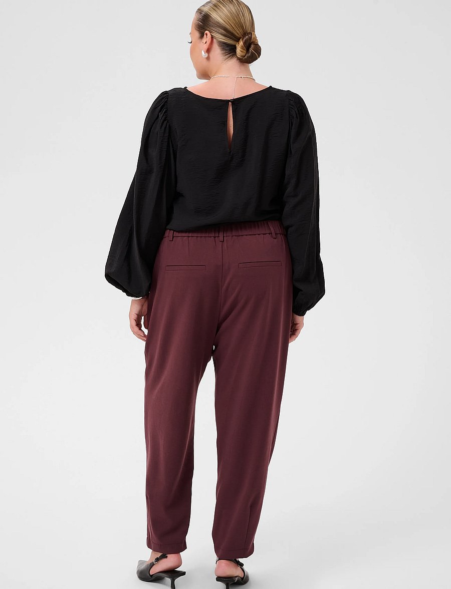 Kaffe Curve - KCmerla Pants - habitbukser - fudge - 4