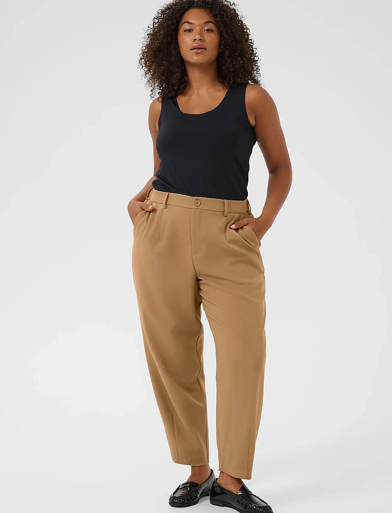 Kaffe Curve - KCmerla Pants - formell - toasted coconut - 3