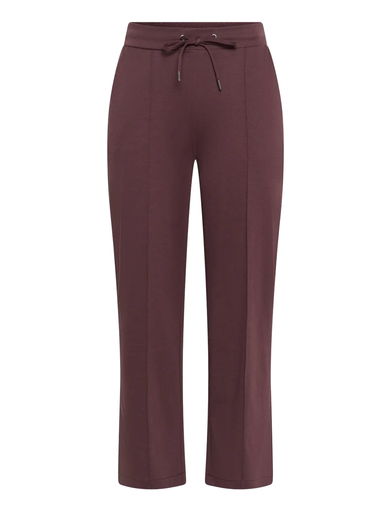 Kaffe Curve KCjenna Straight Pants - Kaffe Curve - FUDGE / brown