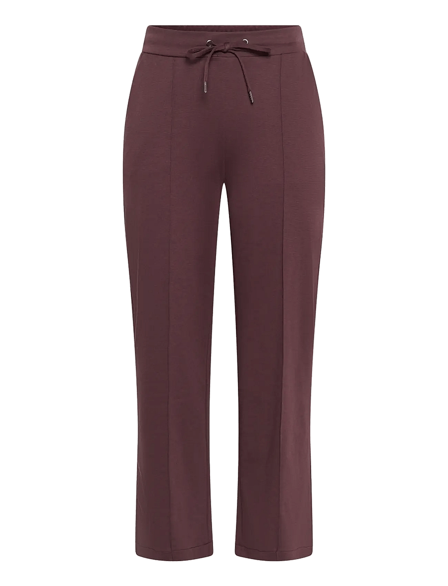 Kaffe Curve - KCjenna Straight Pants - raka byxor - fudge - 0