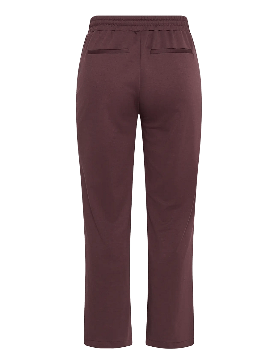 Kaffe Curve - KCjenna Straight Pants - raka byxor - fudge - 1
