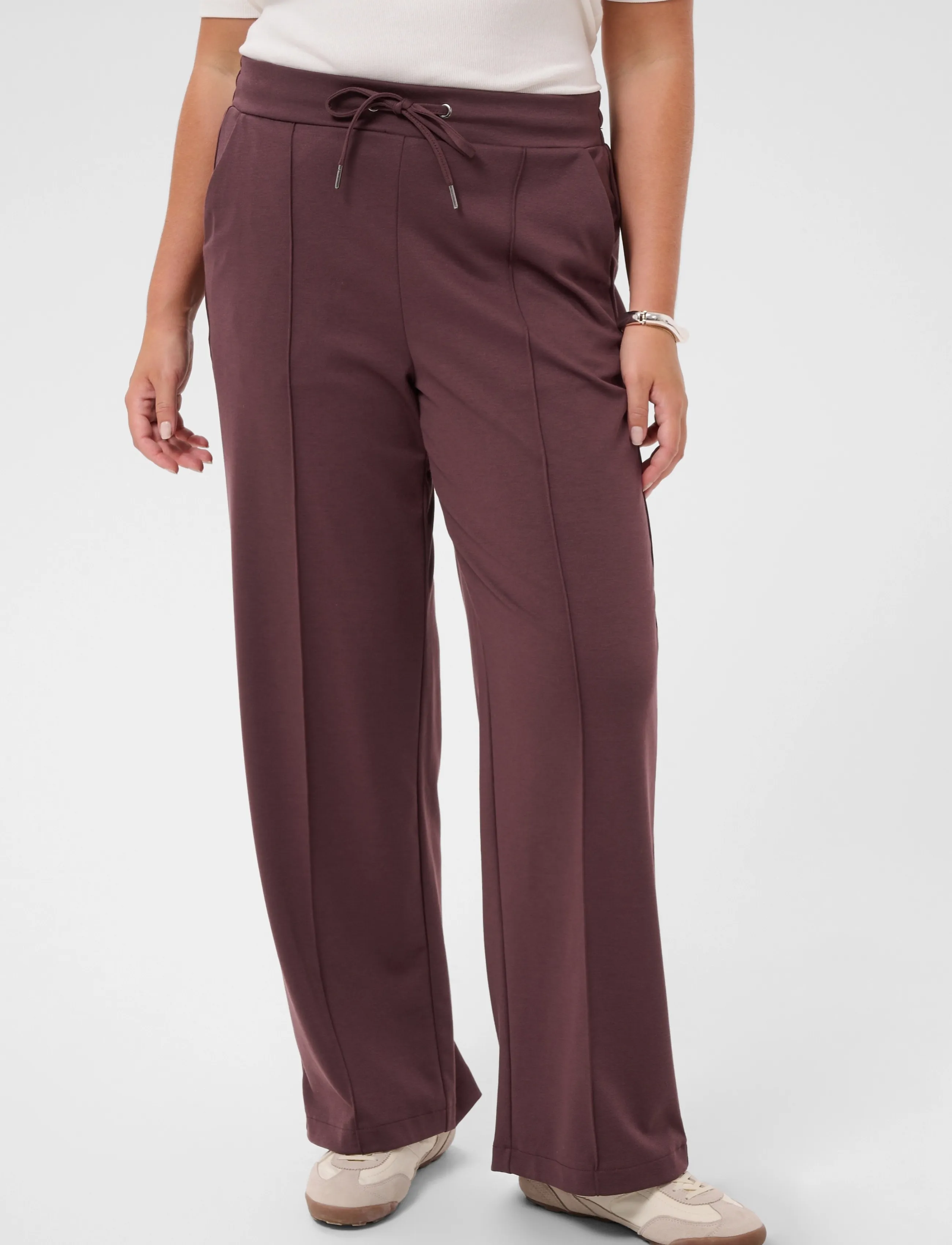 Kaffe Curve - KCjenna Straight Pants - fudge - 1