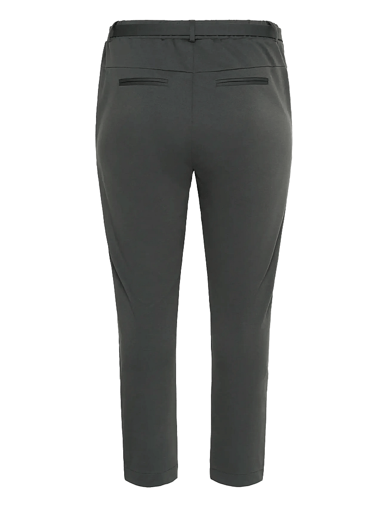 Kaffe Curve - KCjenna Belt Pant - pantalons slim fit - black oyster - 2