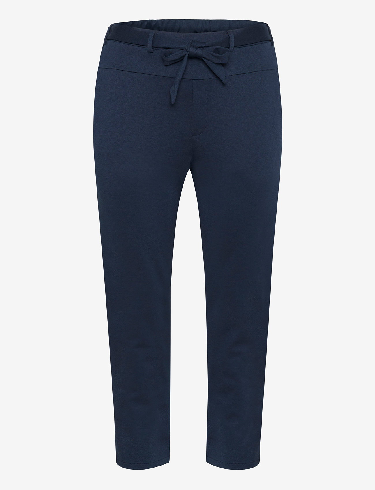 Kaffe Curve - KCjenna Belt Pant - slim fit bukser - midnight marine - 1