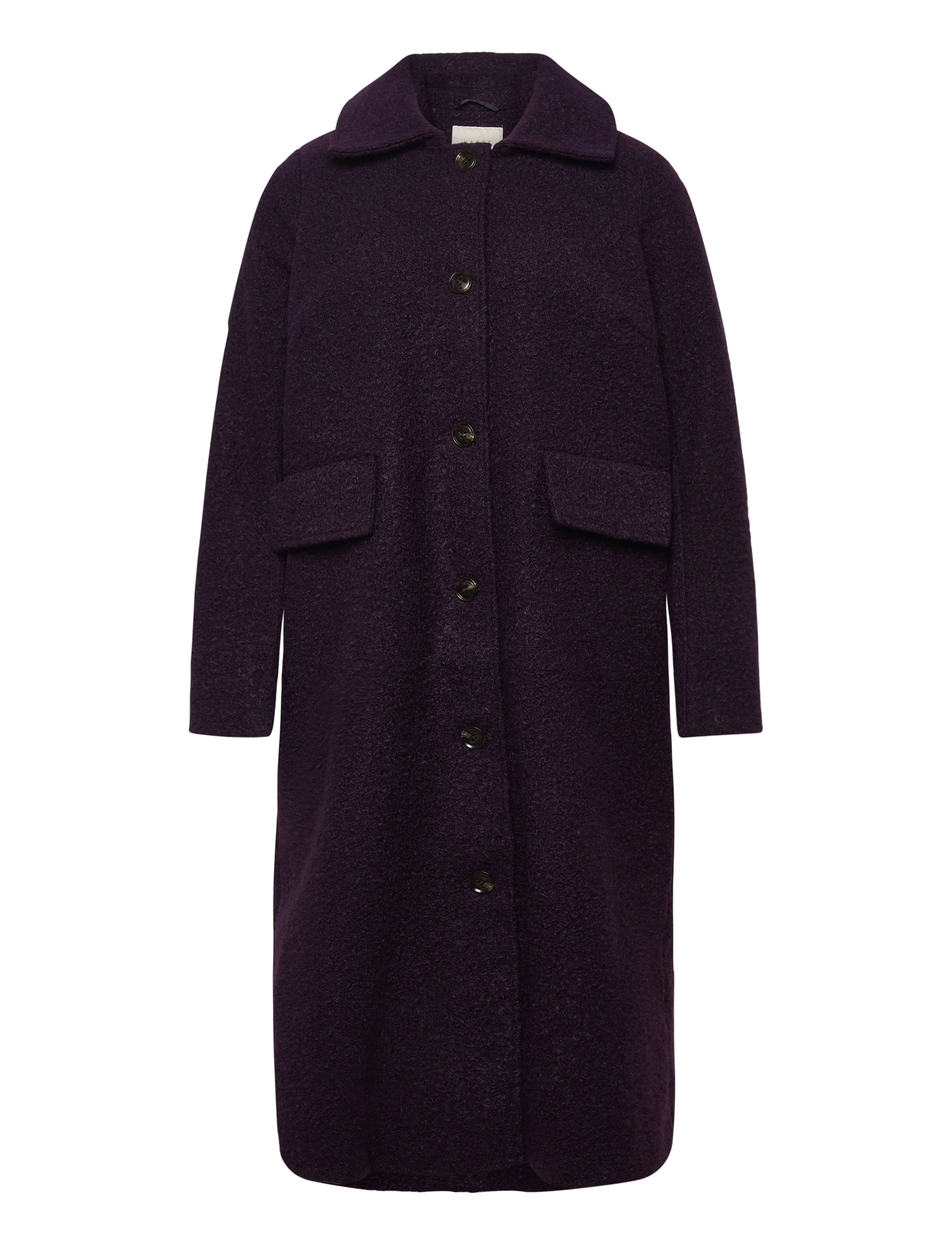 Kaffe Curve Kcannelene Coat, 42, Coats, Lila - Winter Frauen
