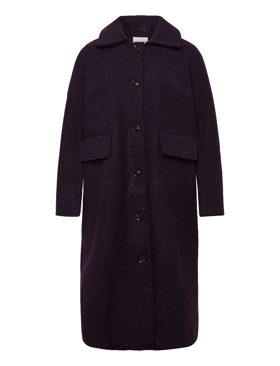 Kaffe Curve - KCannelene Coat - mantlid - dawn purple - 0
