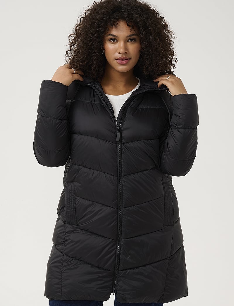 Kaffe Curve - KCsusanna Coat - winterjacken - black deep - 0