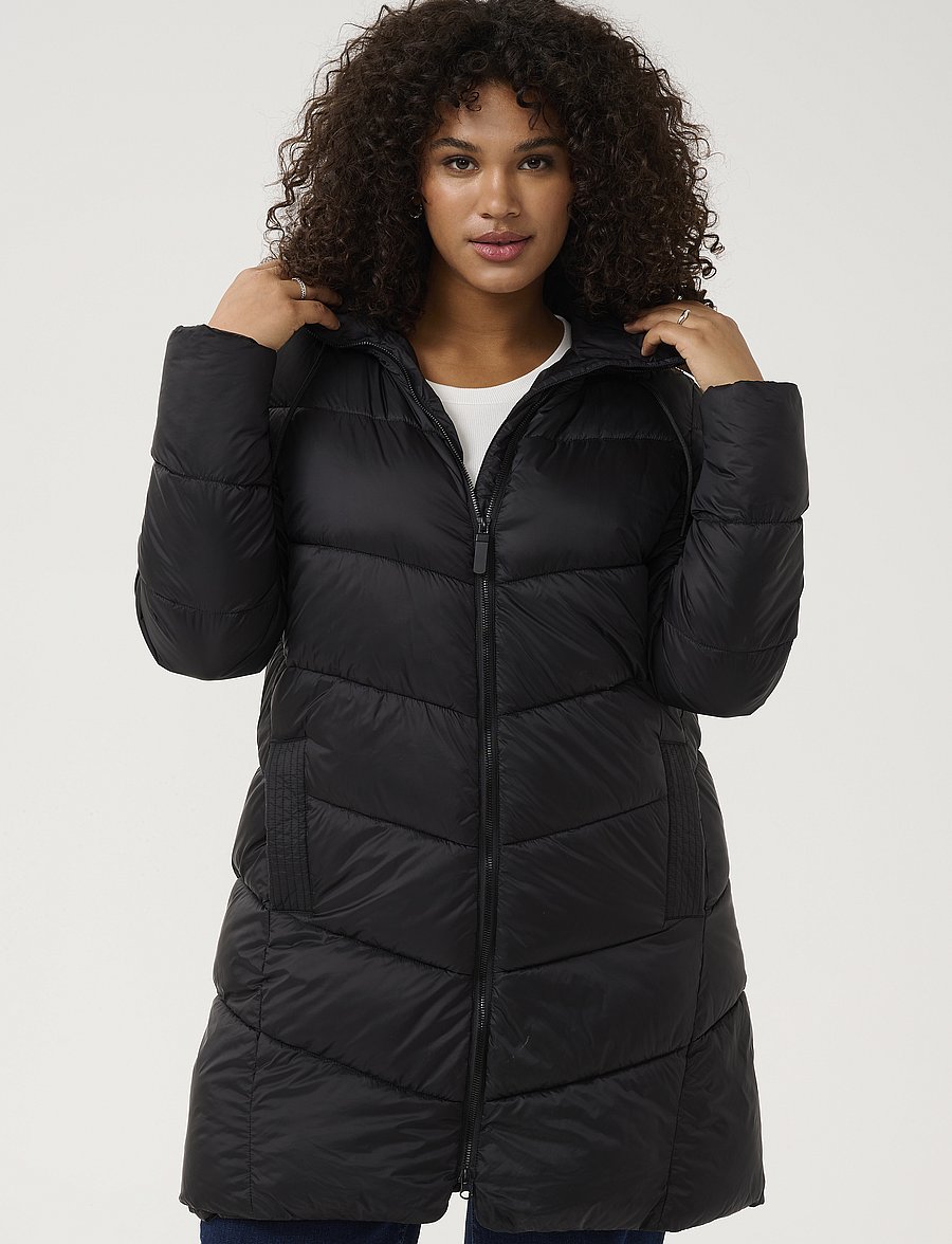 Kaffe Curve - KCsusanna Coat - vinterjakker - black deep - 0