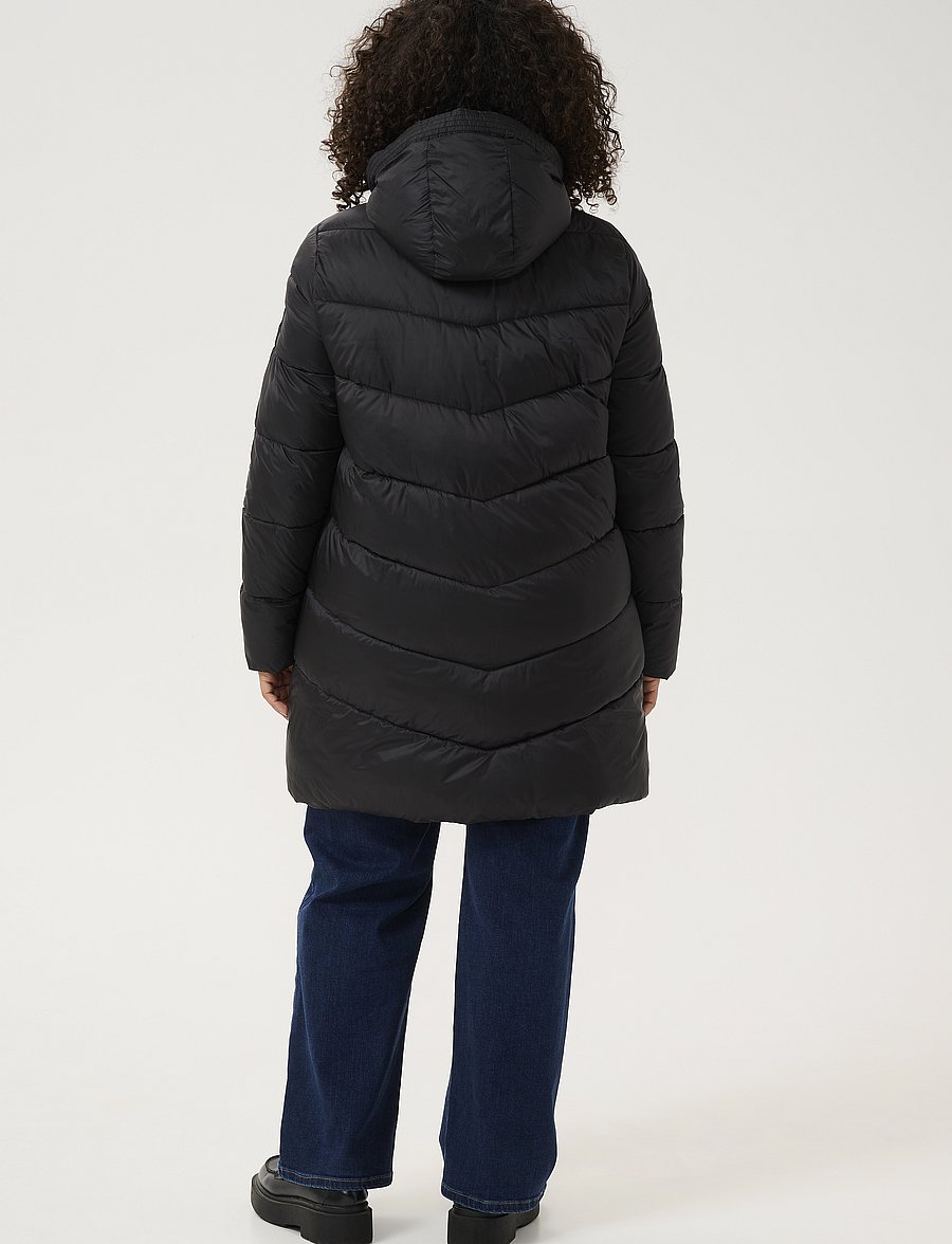 Kaffe Curve - KCsusanna Coat - vinterjakker - black deep - 4