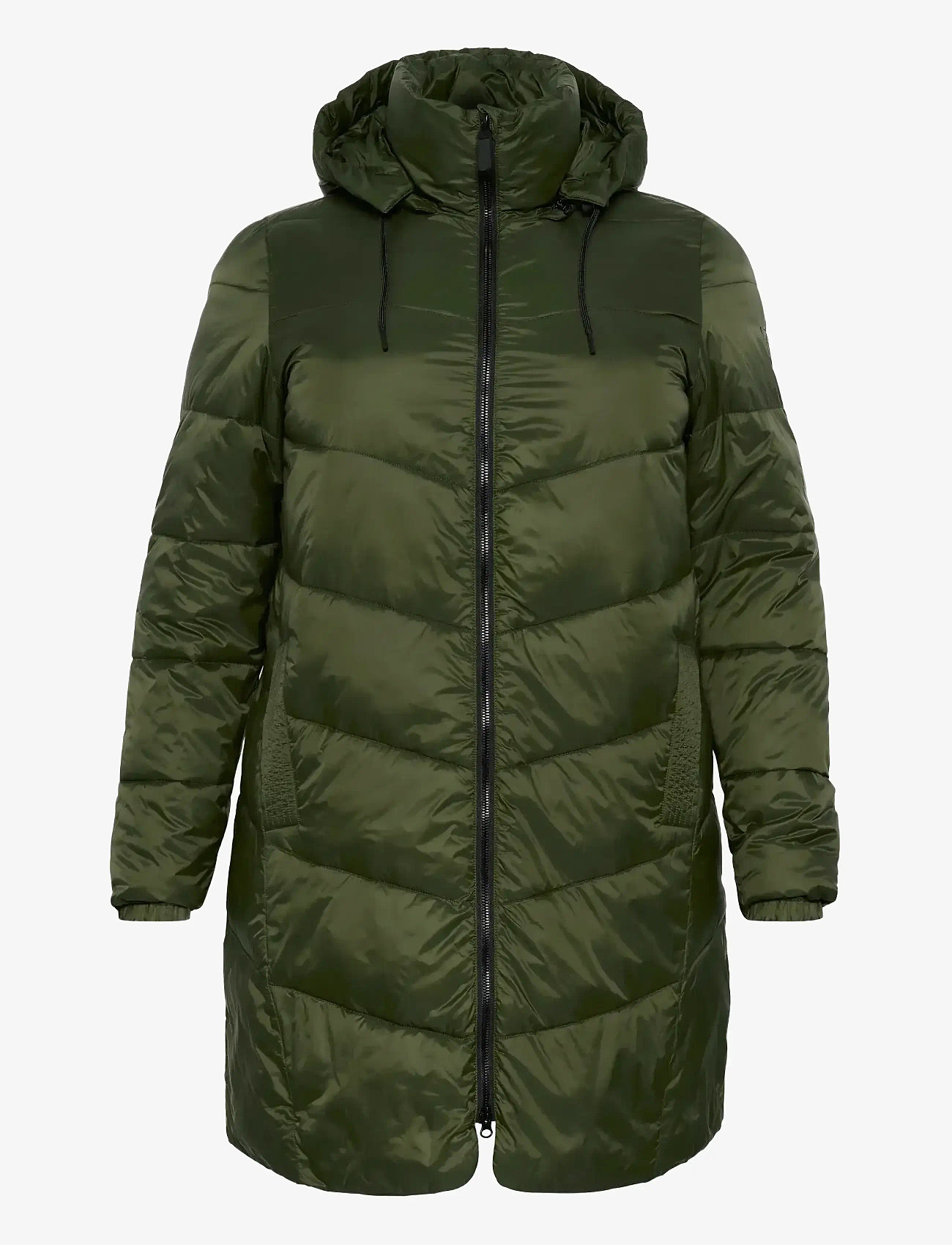 Kaffe Curve - KCsusanna Coat - sulejoped ja voodriga joped - forest night - 0
