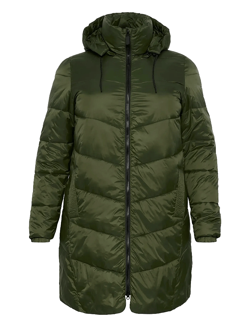 Kaffe Curve - KCsusanna Coat - winterjacken - forest night - 1