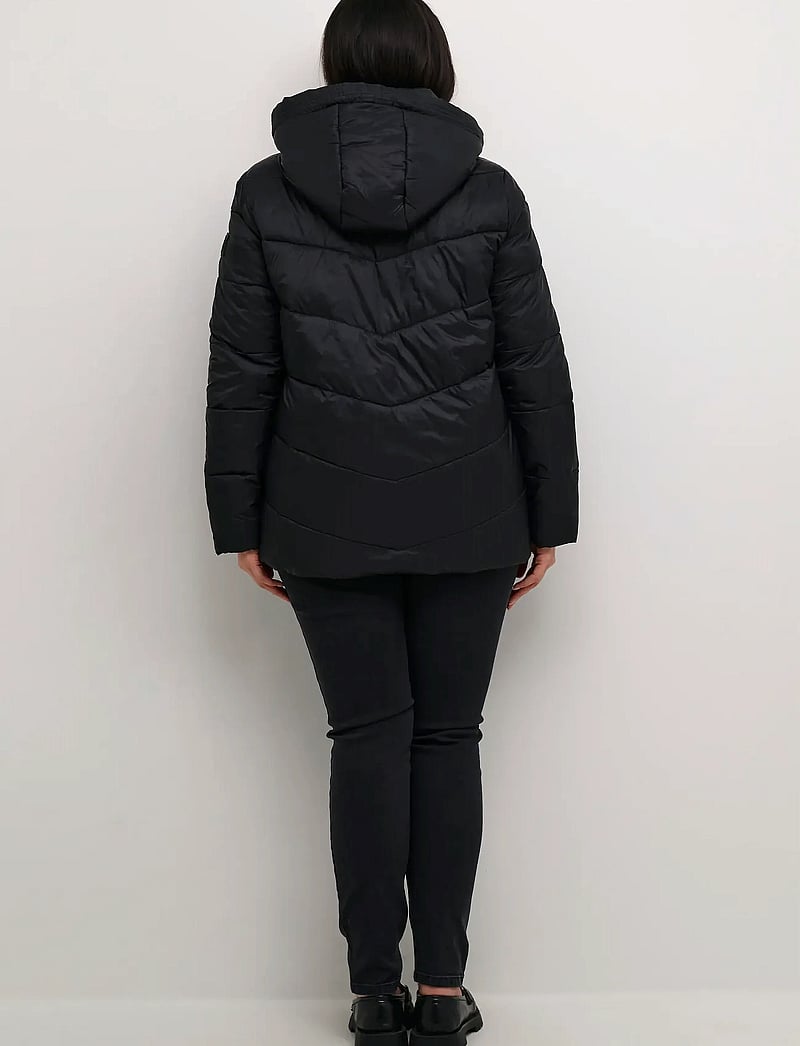 Kaffe Curve - KCsusanna Jacket - dunjackor - black deep - 4