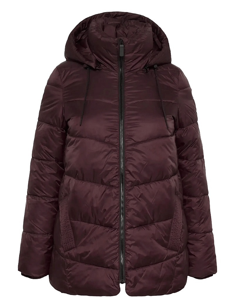 Kaffe Curve - KCsusanna Jacket - vinterjackor - fudge - 1