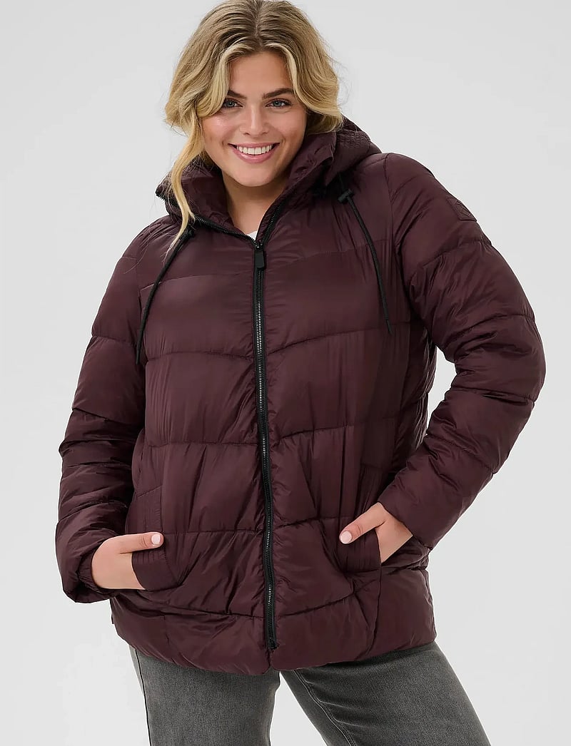 Kaffe Curve - KCsusanna Jacket - vinterjackor - fudge - 0