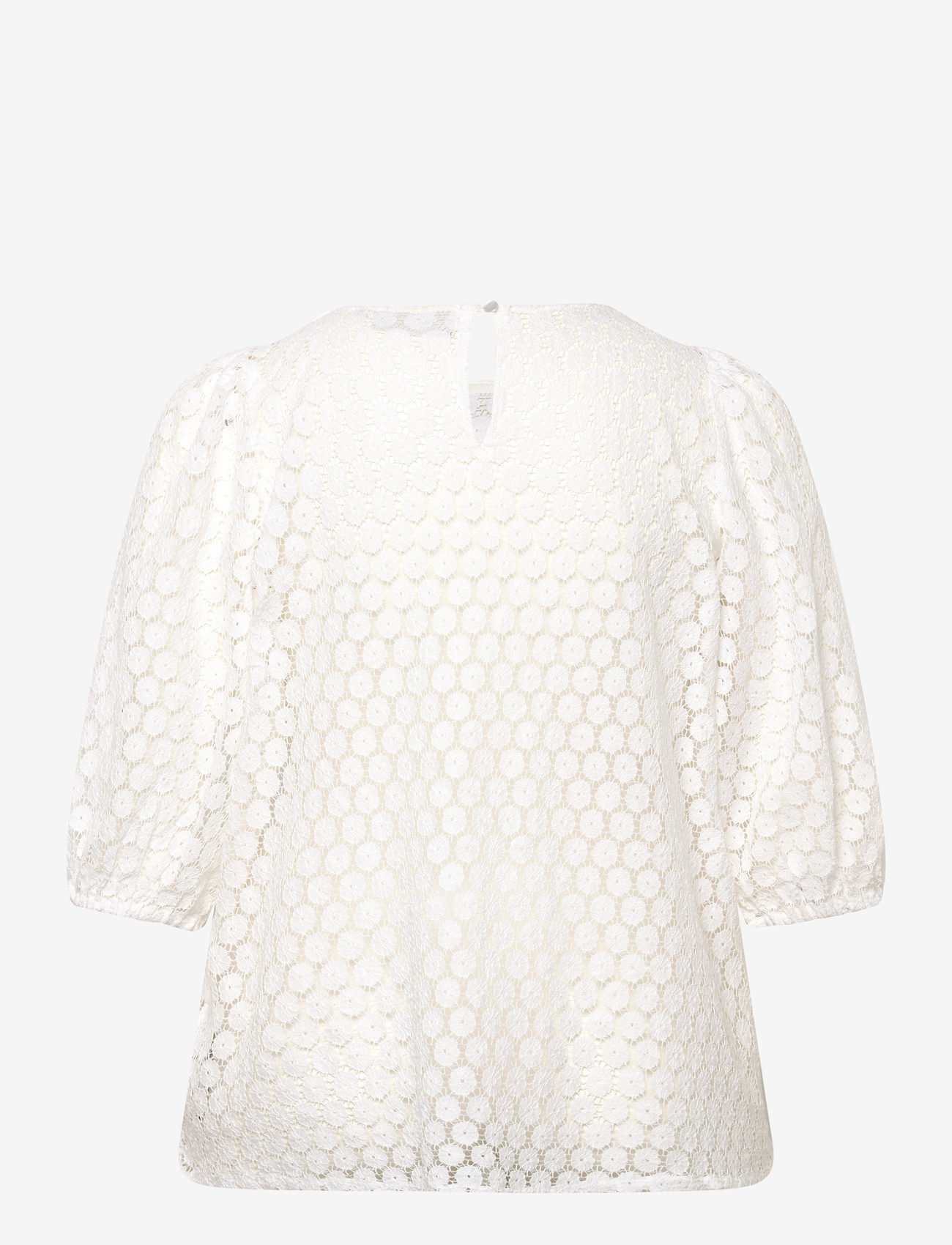 Kaffe Curve - KClorena Blouse - lühikeste varrukatega pluusid - chalk - 1