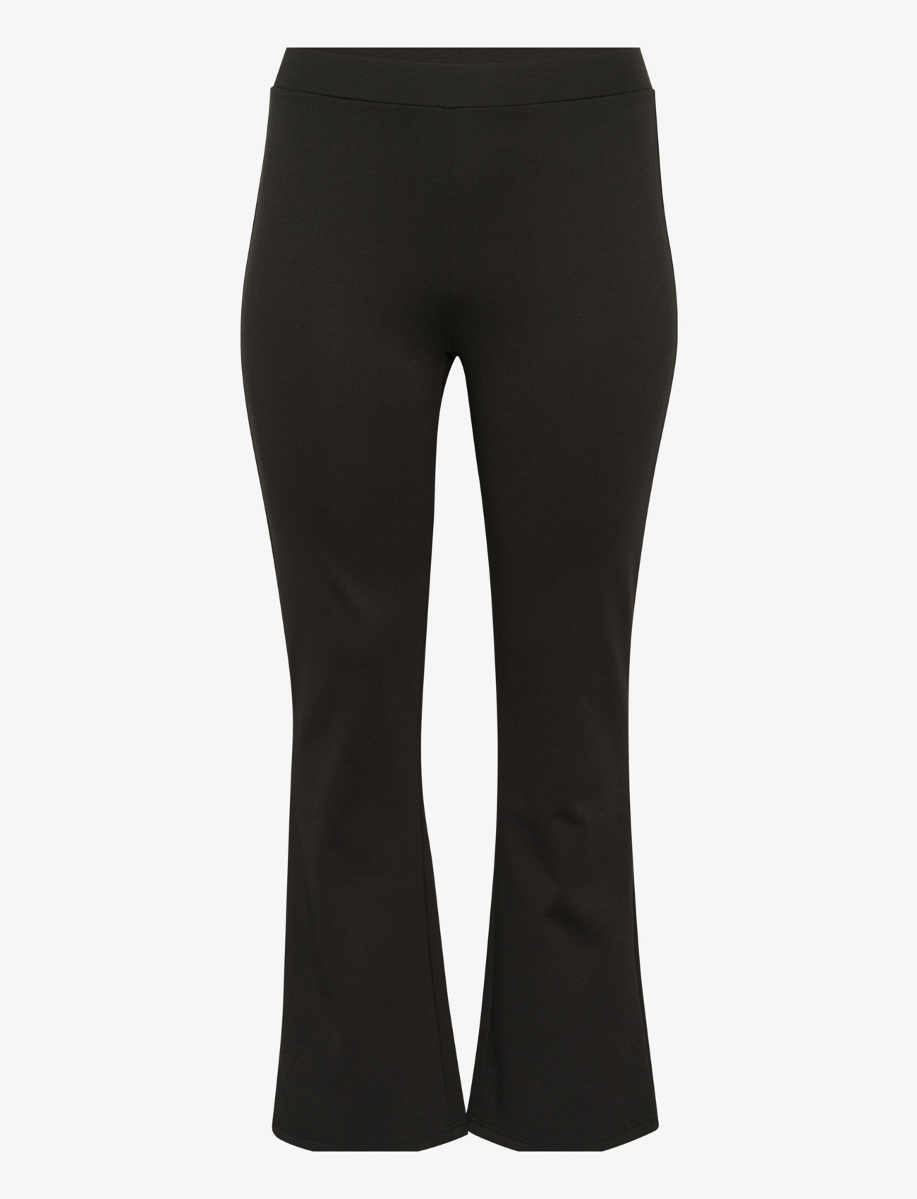 Kaffe Curve - KCjenna Flared Leggings - laveste priser - black deep - 2