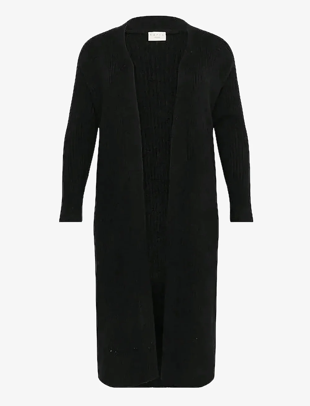 Kaffe Curve - KCrinye Long Cardigan - cardigans - black deep - 1