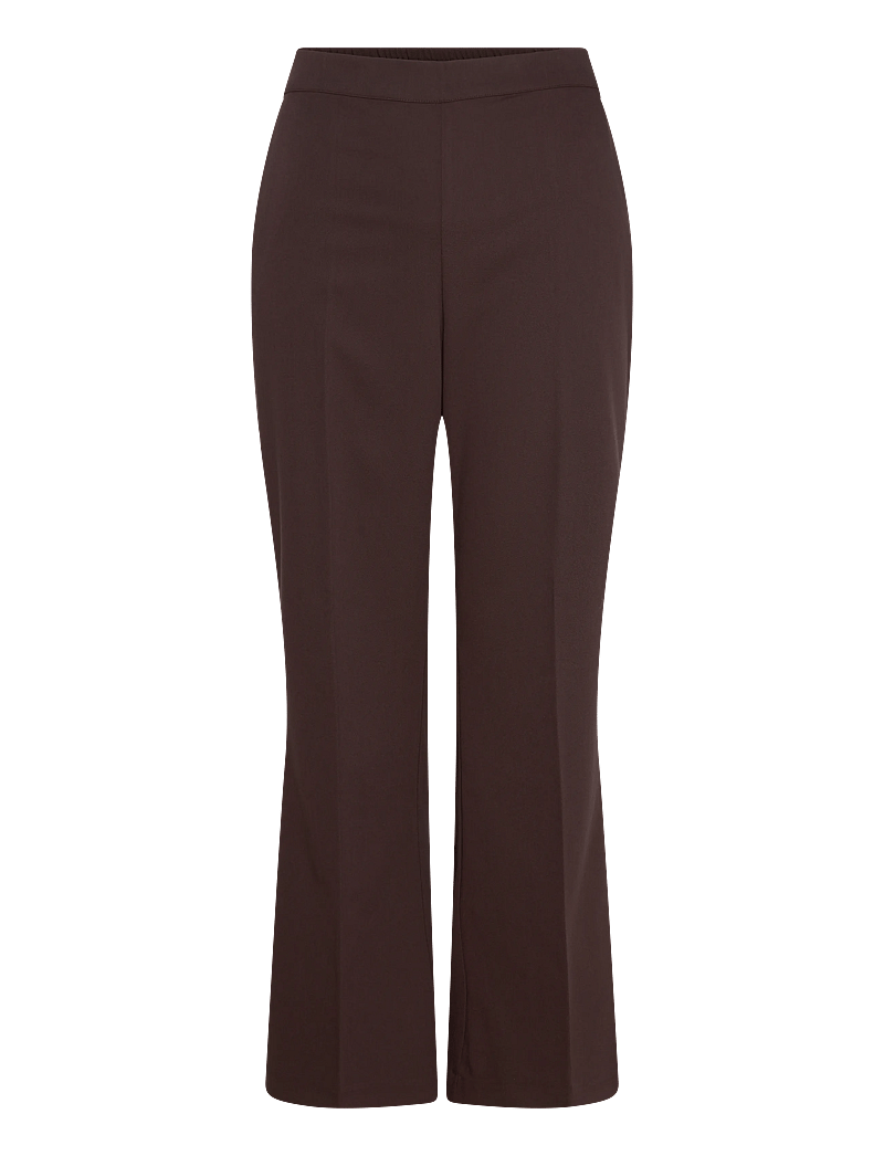 Kaffe Curve - KCsakira Flared Pants - flare bukser - black coffee - 0