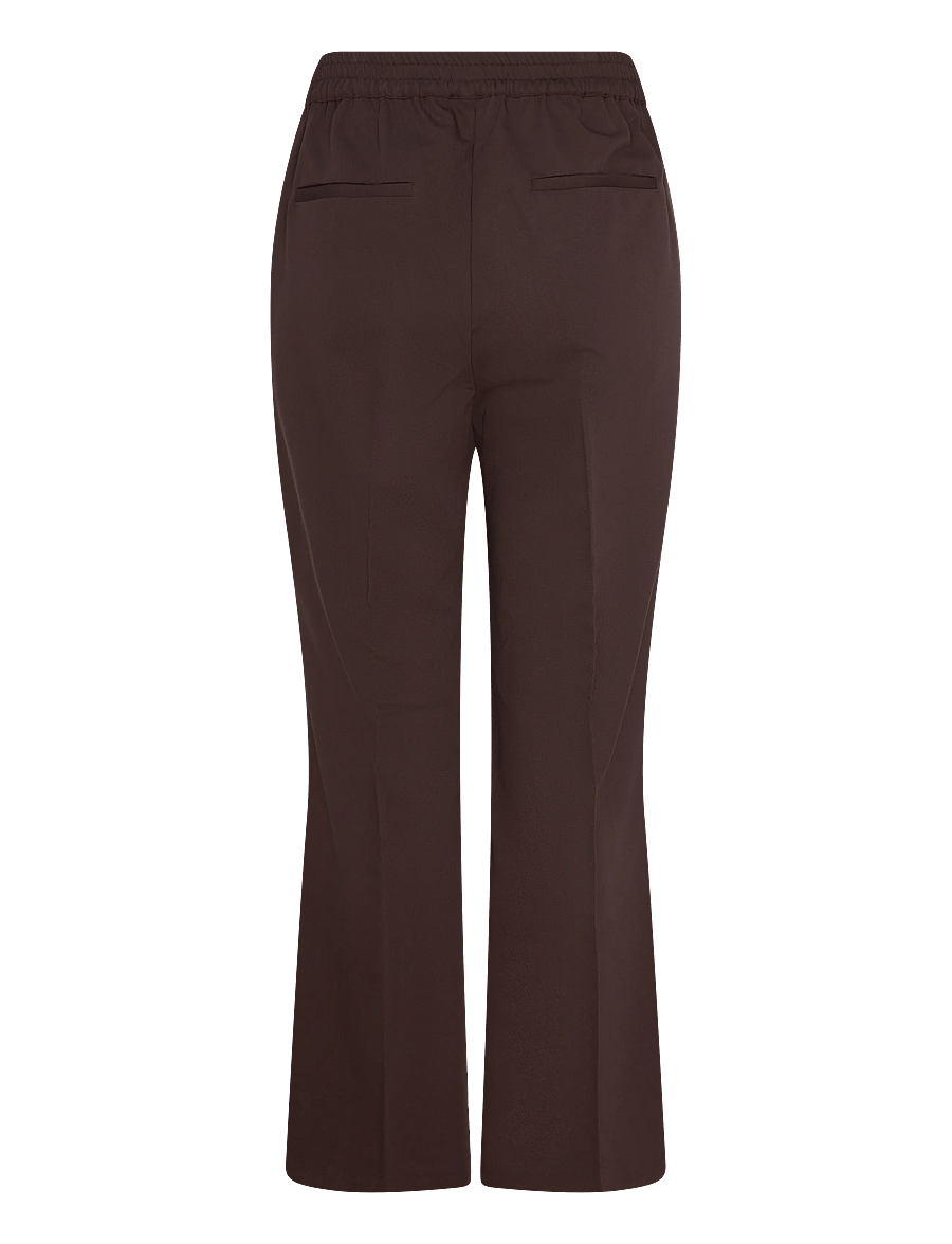 Kaffe Curve - KCsakira Flared Pants - schlaghosen - black coffee - 1