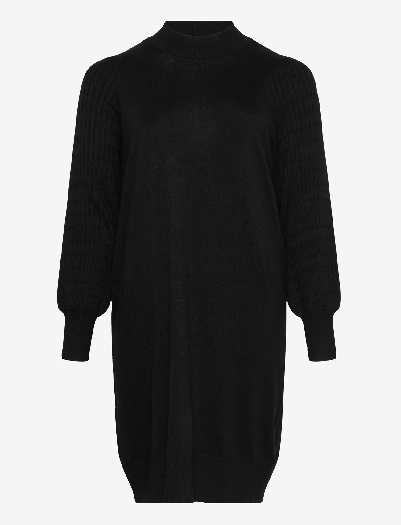 Kaffe Curve - KClini Knit Dress - strikkjoler - black deep - 0