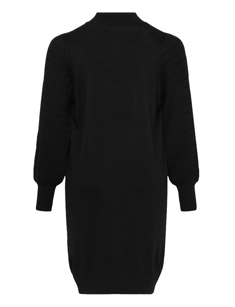Kaffe Curve - KClini Knit Dress - strikkjoler - black deep - 1
