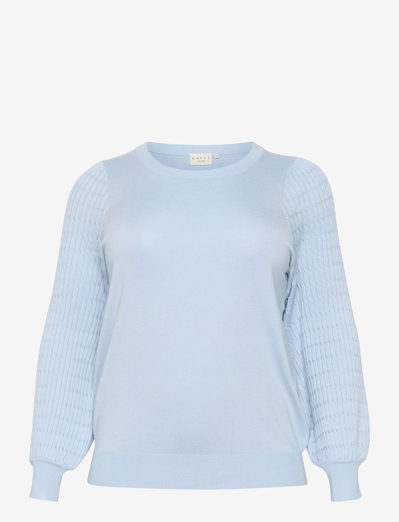 Kaffe Curve - KClini Knit Pullover - herbstliche kleidung - celestial blue - 0
