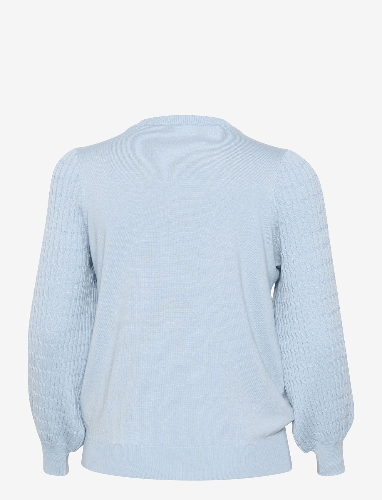Kaffe Curve - KClini Knit Pullover - herbstliche kleidung - celestial blue - 1