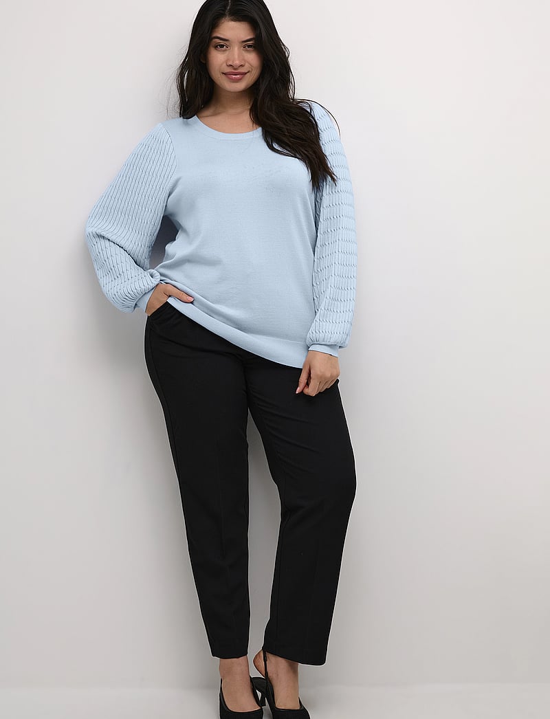 Kaffe Curve - KClini Knit Pullover - sviitrid - celestial blue - 3