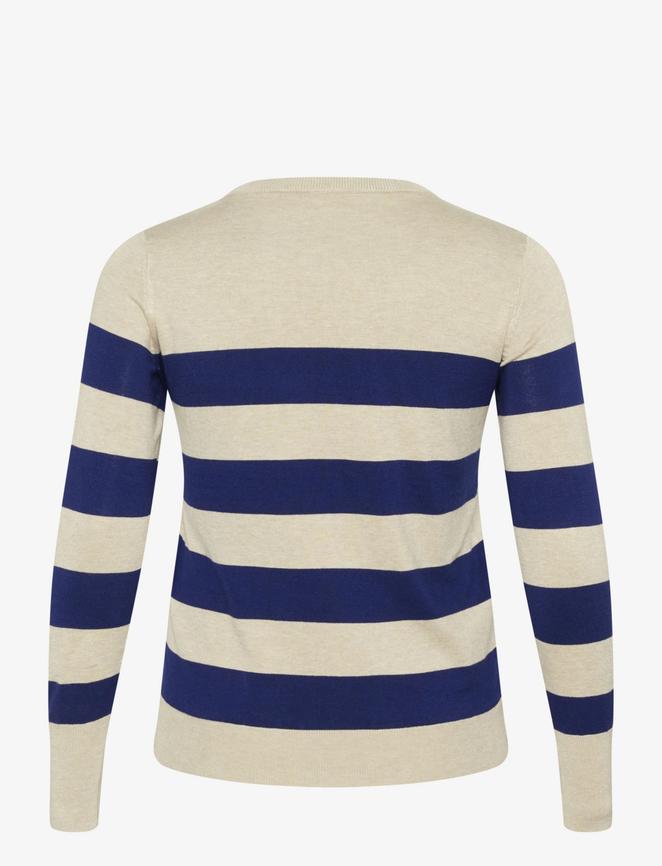 Kaffe Curve - KClizzy Striped Knit Pullover - pullover - blue/feather gray mel. stripe - 2