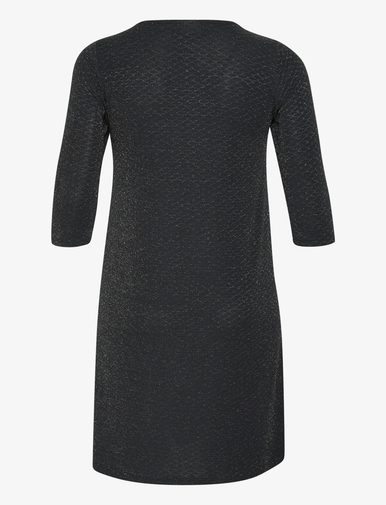 Kaffe Curve - KCellia Dress - strikkjoler - black glitter jersey - 2