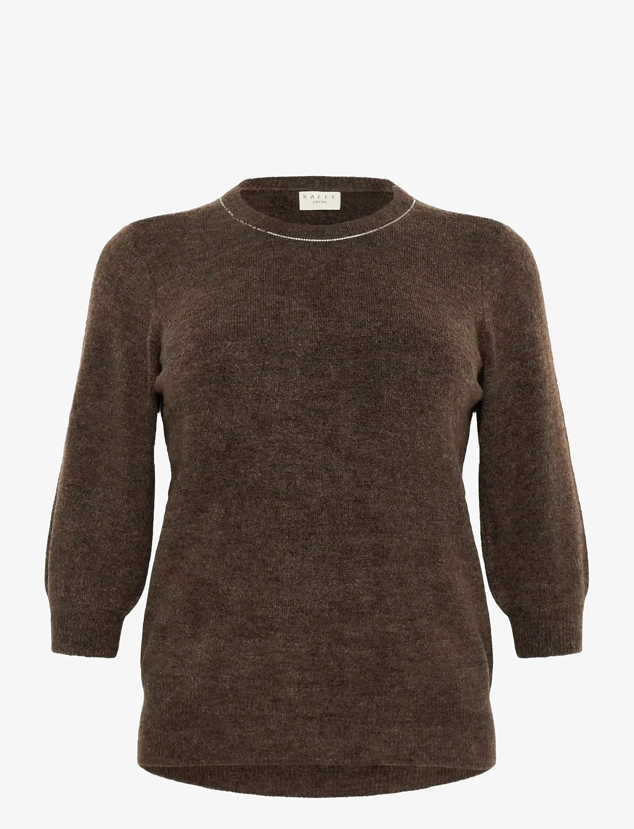 Kaffe Curve - KCmerida Pullover - herbstliche kleidung - black coffee - 0