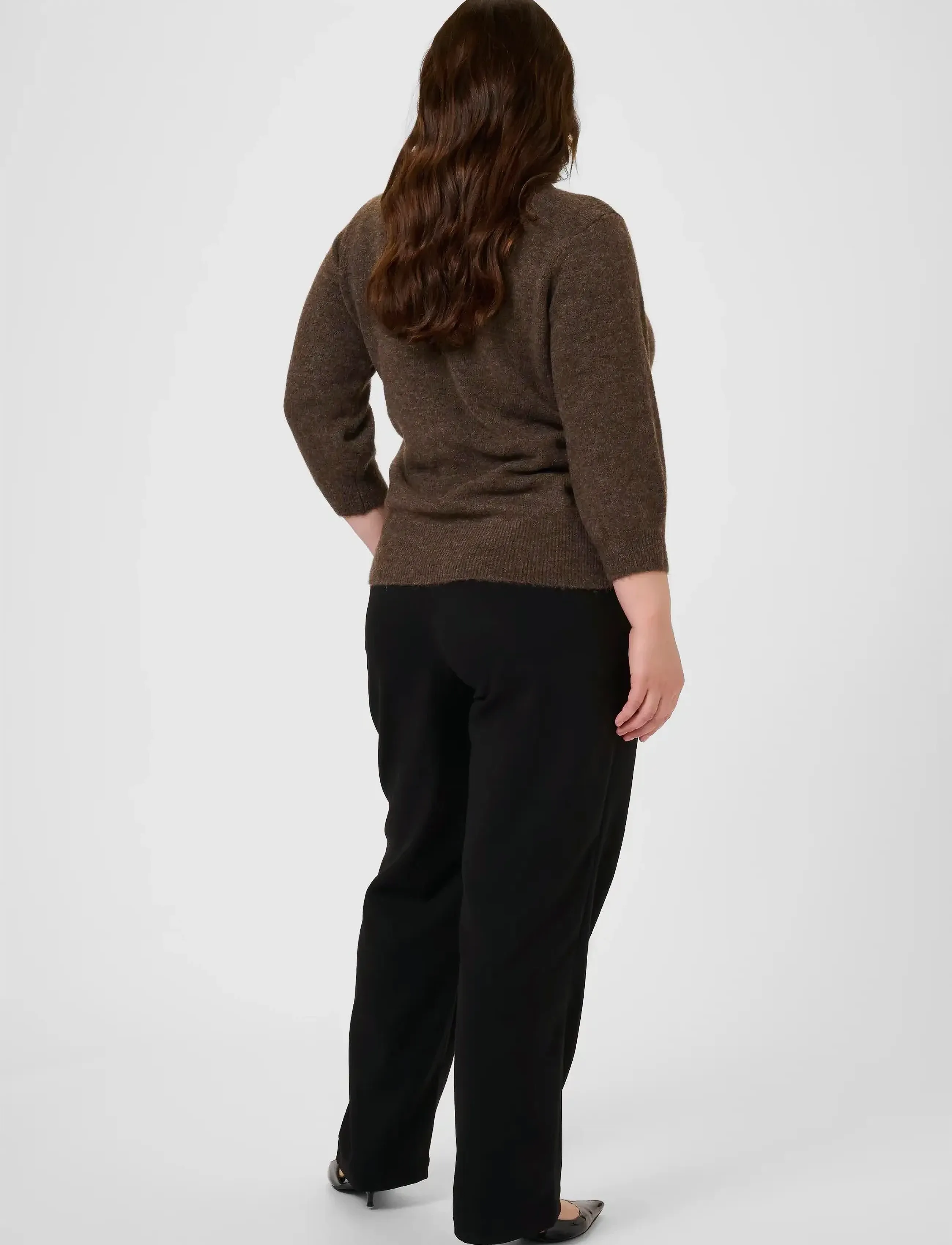 Kaffe Curve - KCmerida Pullover - trøjer - black coffee - 4