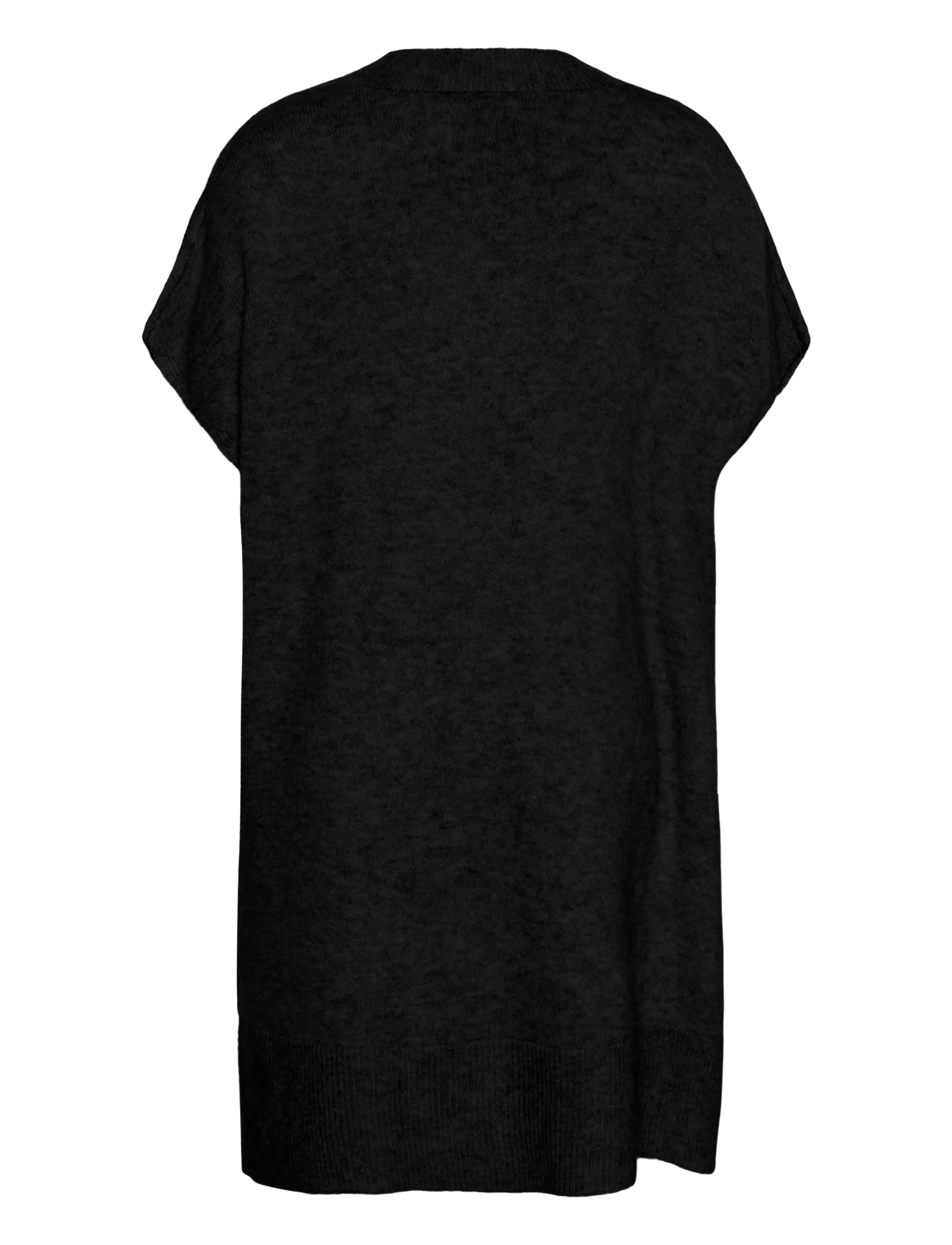 Kaffe Curve - KCannett Knit Poncho - ponchoer & kapper - black deep - 1