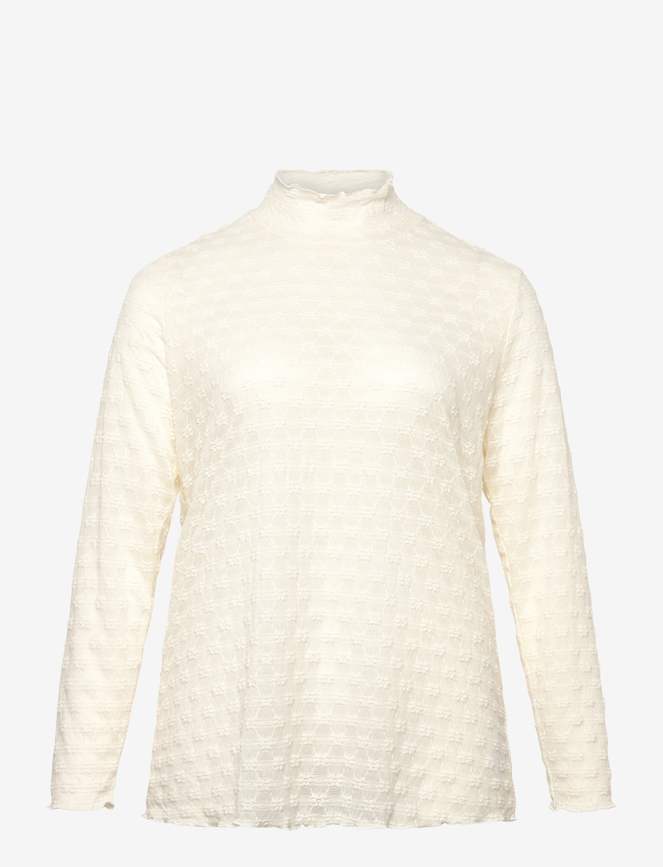 Kaffe Curve - KCbella T-Shirt - polotröjor - chalk cc. - 0