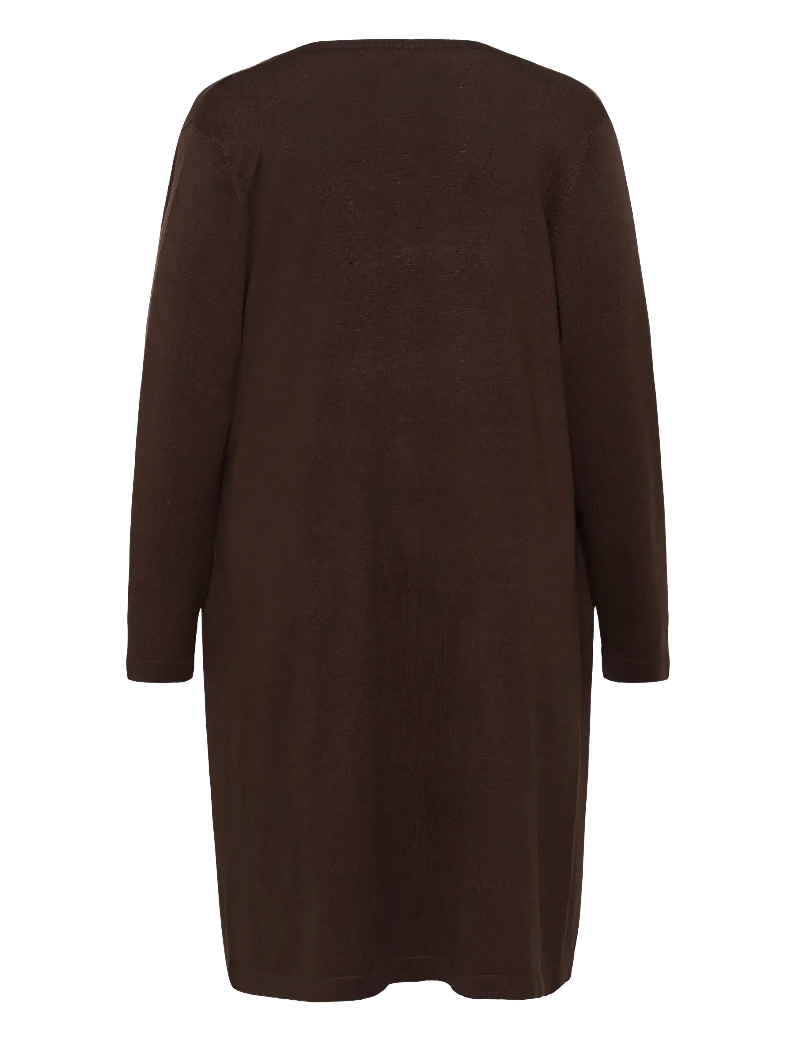 Kaffe Curve - KCfarsia Long Cardigan - cardigans - black coffee - 1