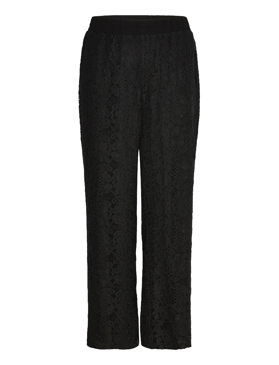 Kaffe Curve - KCnelina Pants - laia säärega püksid - black deep - 0