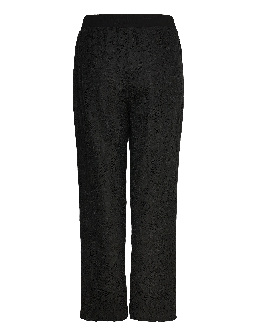 Kaffe Curve - KCnelina Pants - laia säärega püksid - black deep - 1