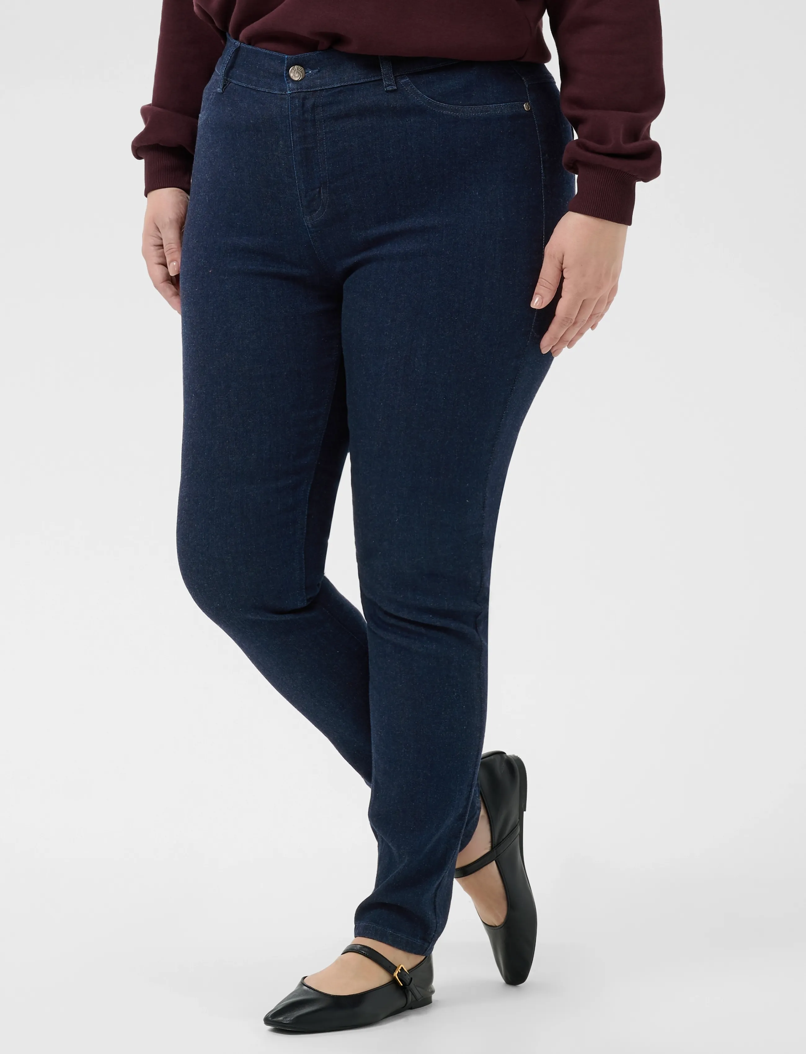 Kaffe Curve - KClaurina Jeans - herbstersparnisse - dark blue denim - 1