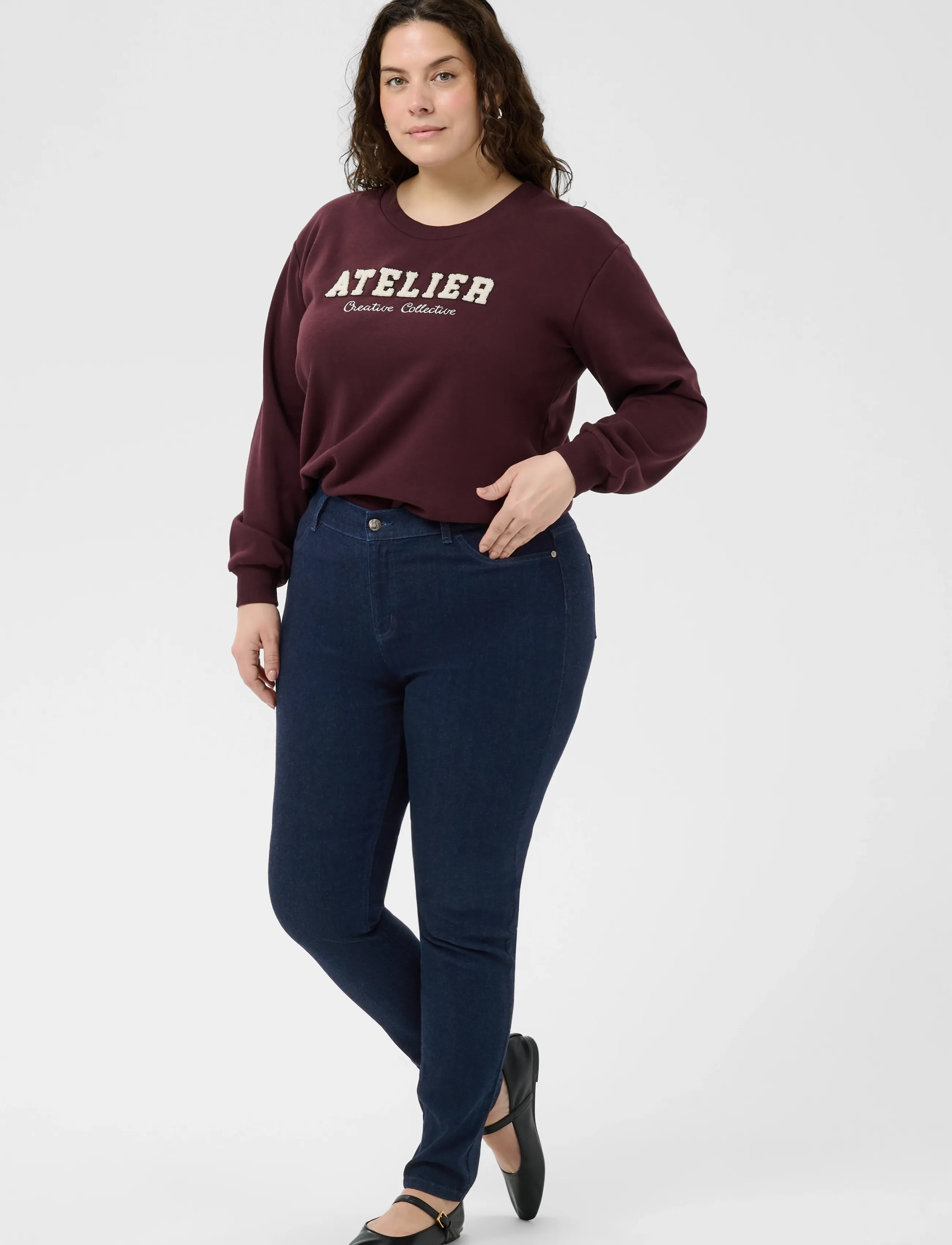 Kaffe Curve - KClaurina Jeans - herbstersparnisse - dark blue denim - 2