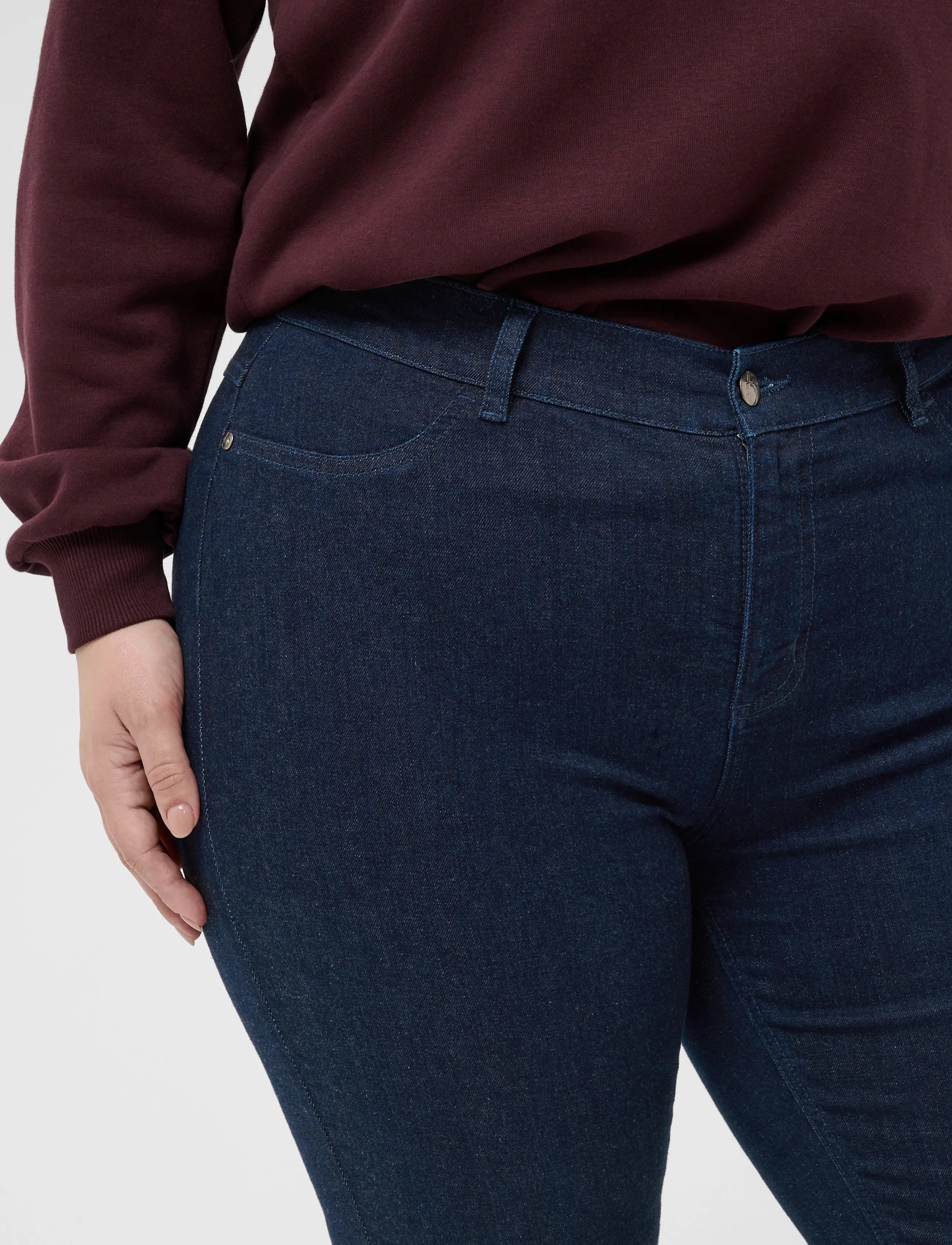 Kaffe Curve - KClaurina Jeans - herbstersparnisse - dark blue denim - 4