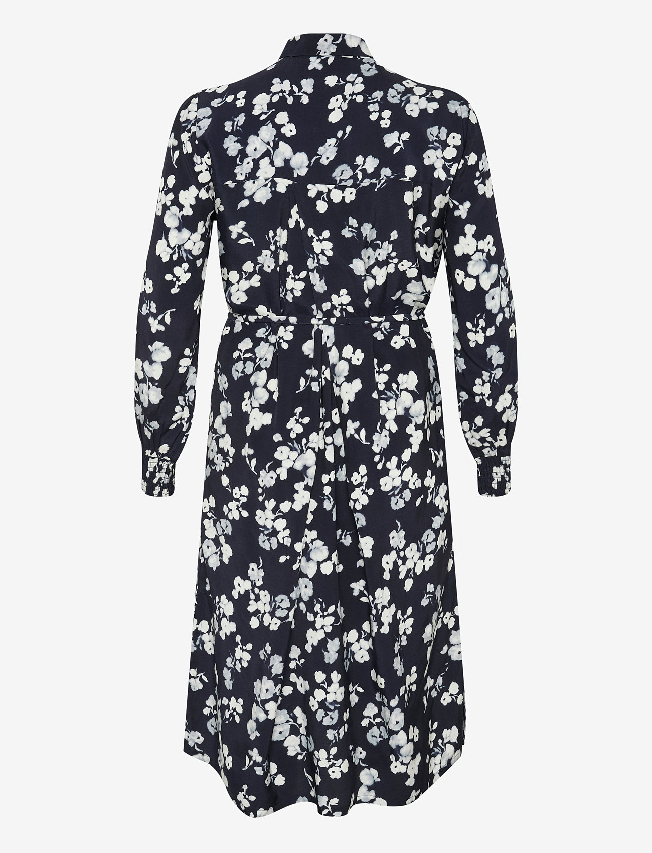 Kaffe Curve - KCalicia Shirt Dress - skjortklänningar - marine flower - 2